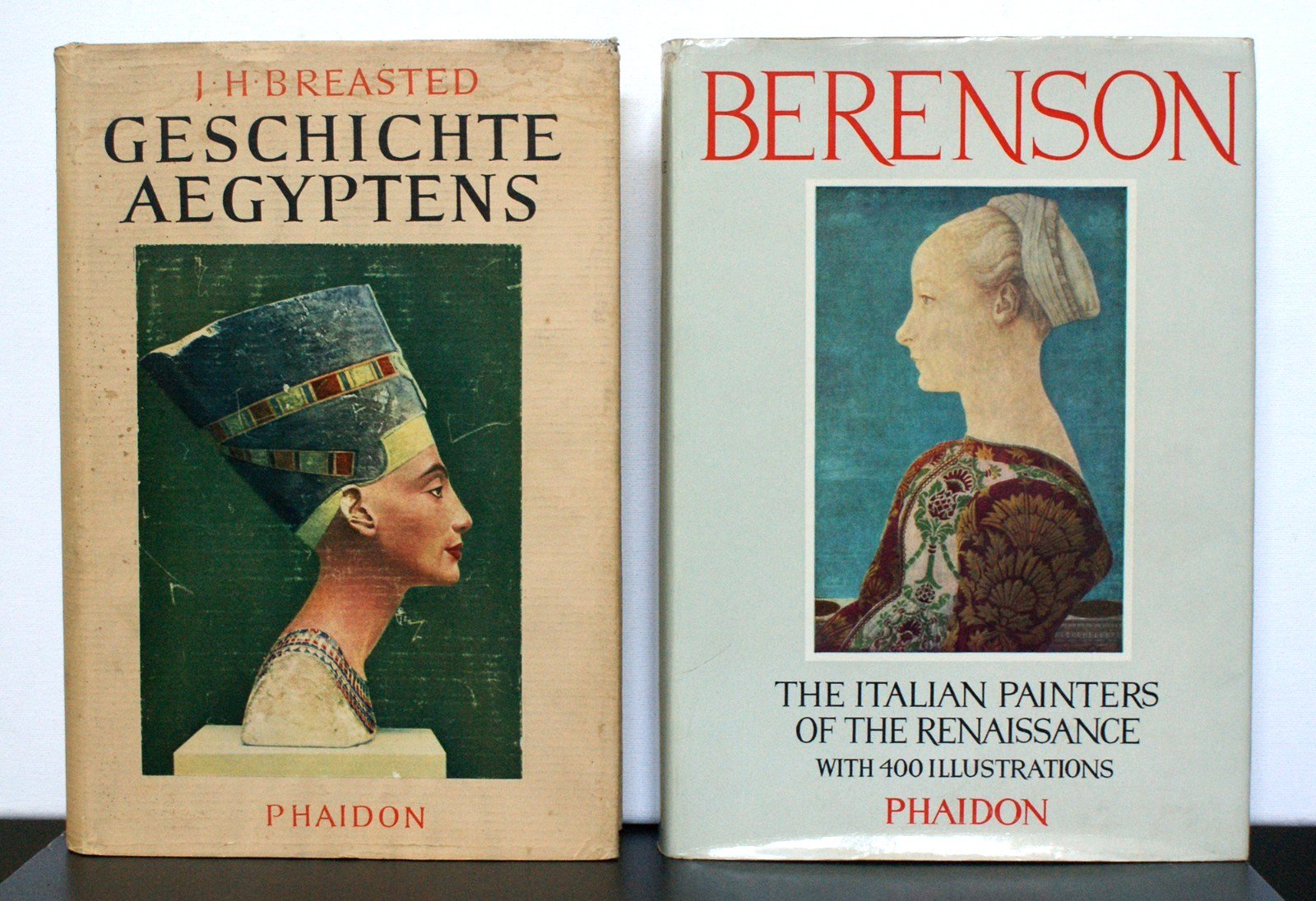 ITALIAN PAINTERS OF THE RENAISSANCE & GESCHICHTE AEGYPTENS 2 Books! [430]