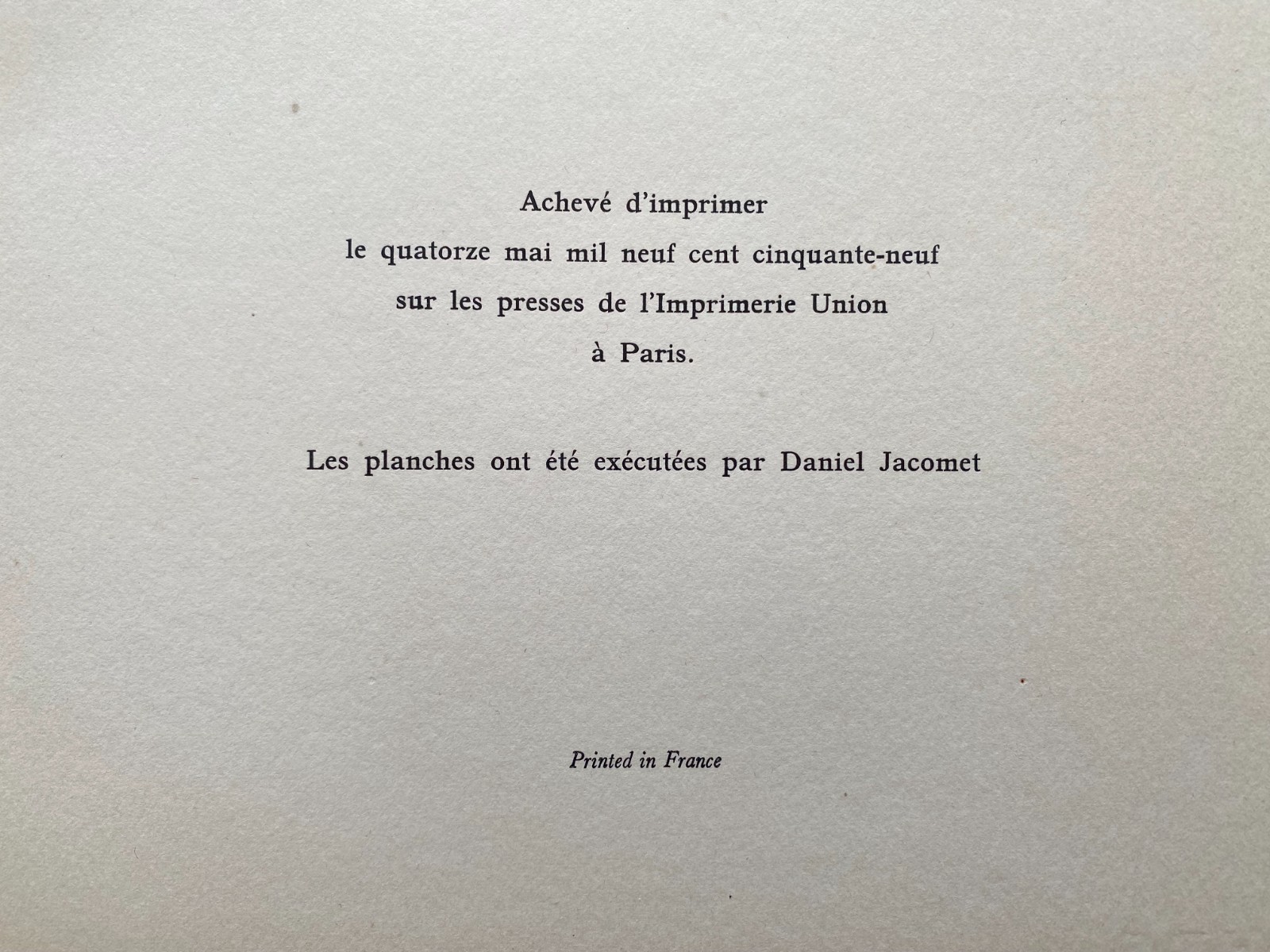 GEORGES BRAQUE RARE 1959 1ST LMTD EDT FINE ART POCHOIR PRINT HC MODERN ART BOOK