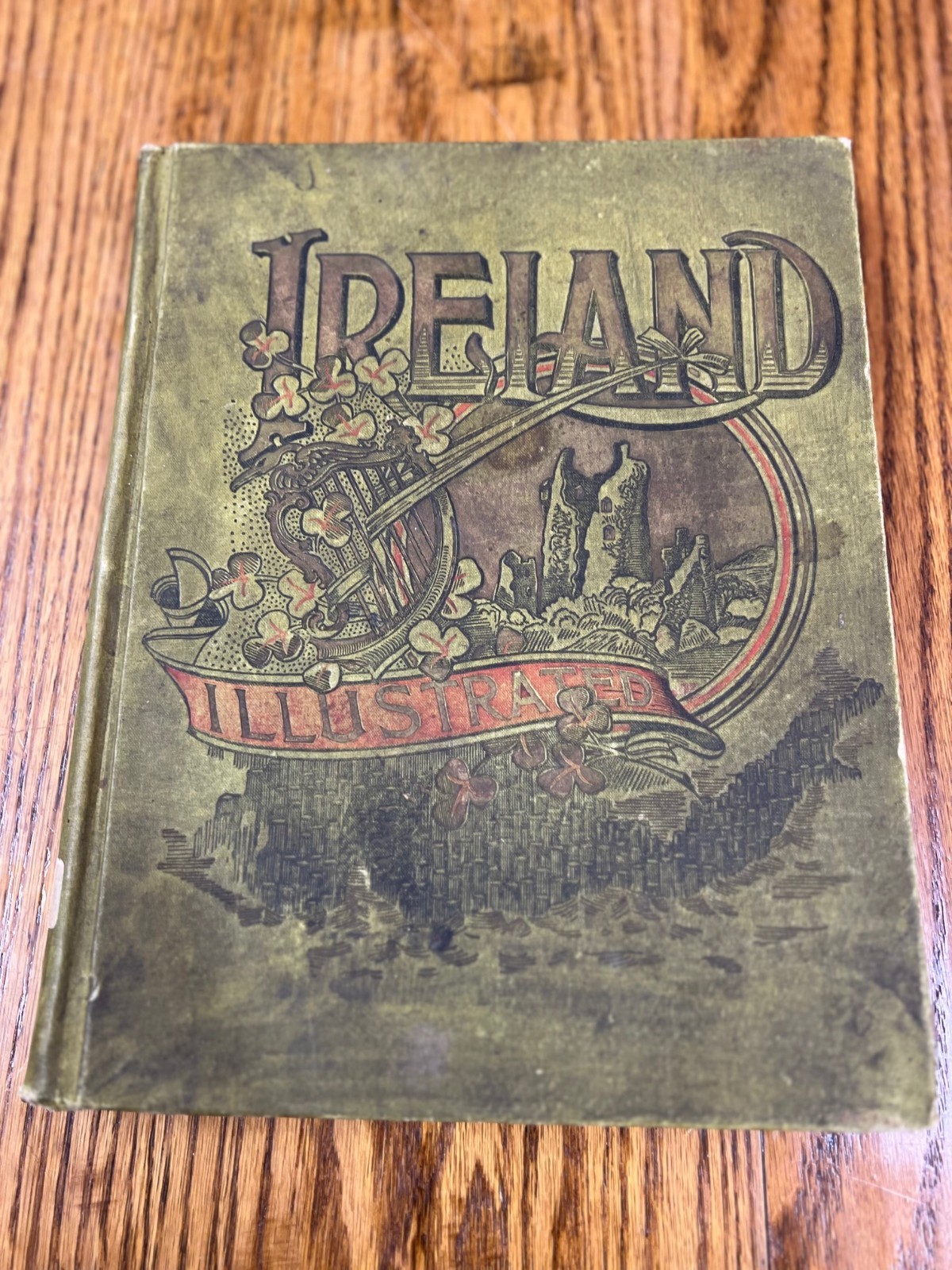Antique 1891, Ireland Illustrated with Pen And Pencil by Richard Lovett , HC