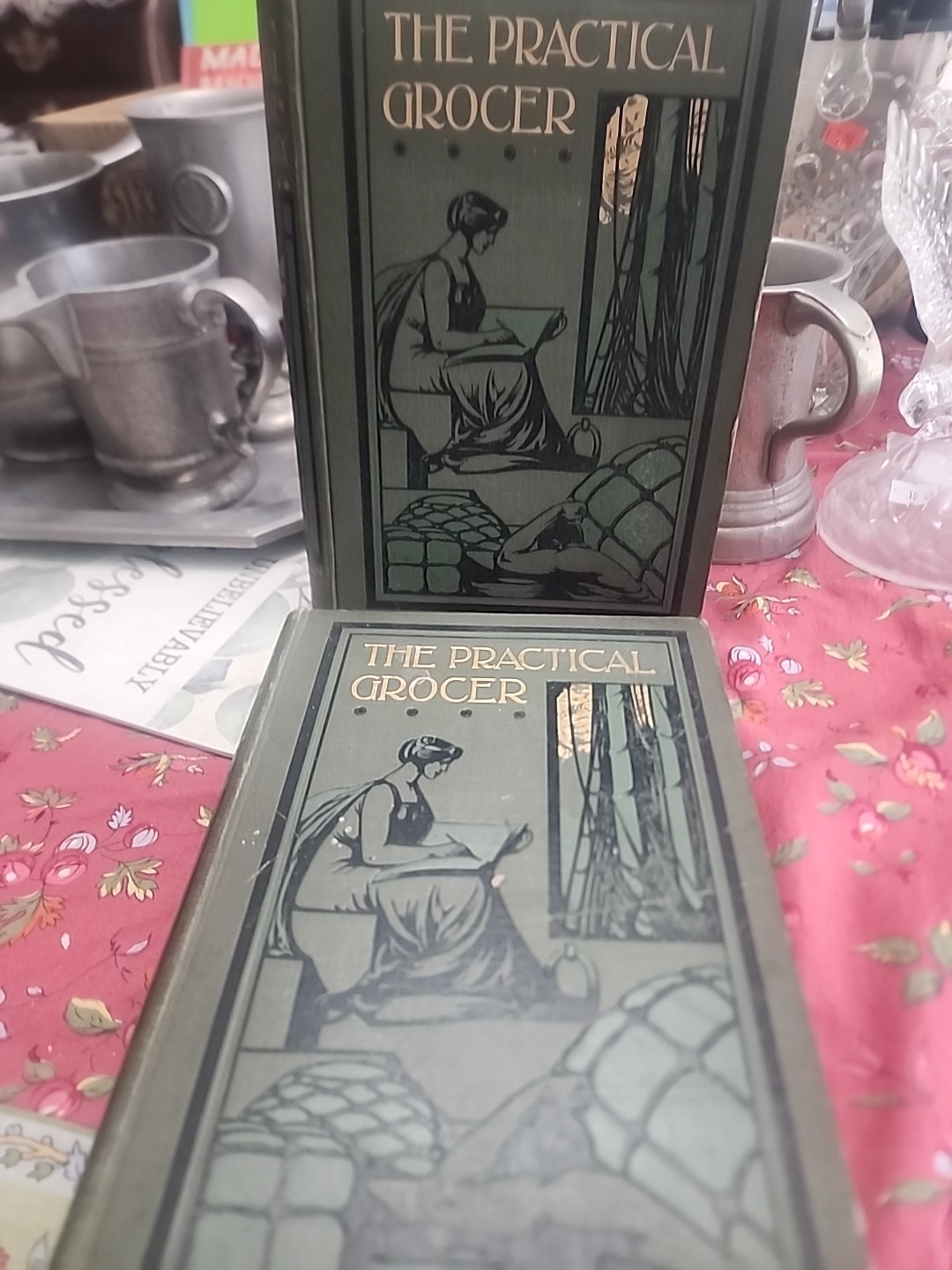 Antique c1905–1910 Practical Grocer Vol 3 & 4 Simmonds Gresham Illustrated Trade