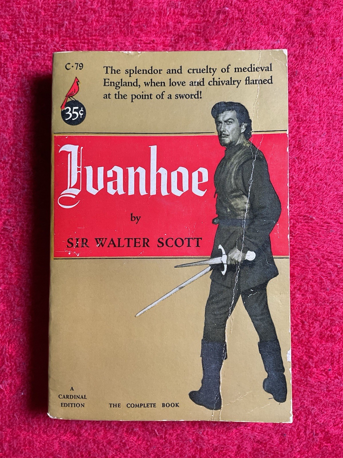 Ivanhoe By Sir Walter Scott (1952, Mass Market) 1st Cardinal Edition/Printing