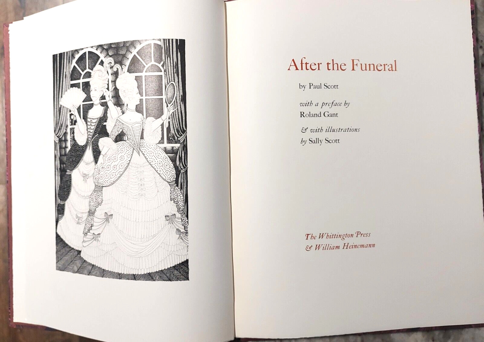 AFTER THE FUNERAL Paul Scott Signed Limited #12/200 Edition 1st Edition 1979 HC