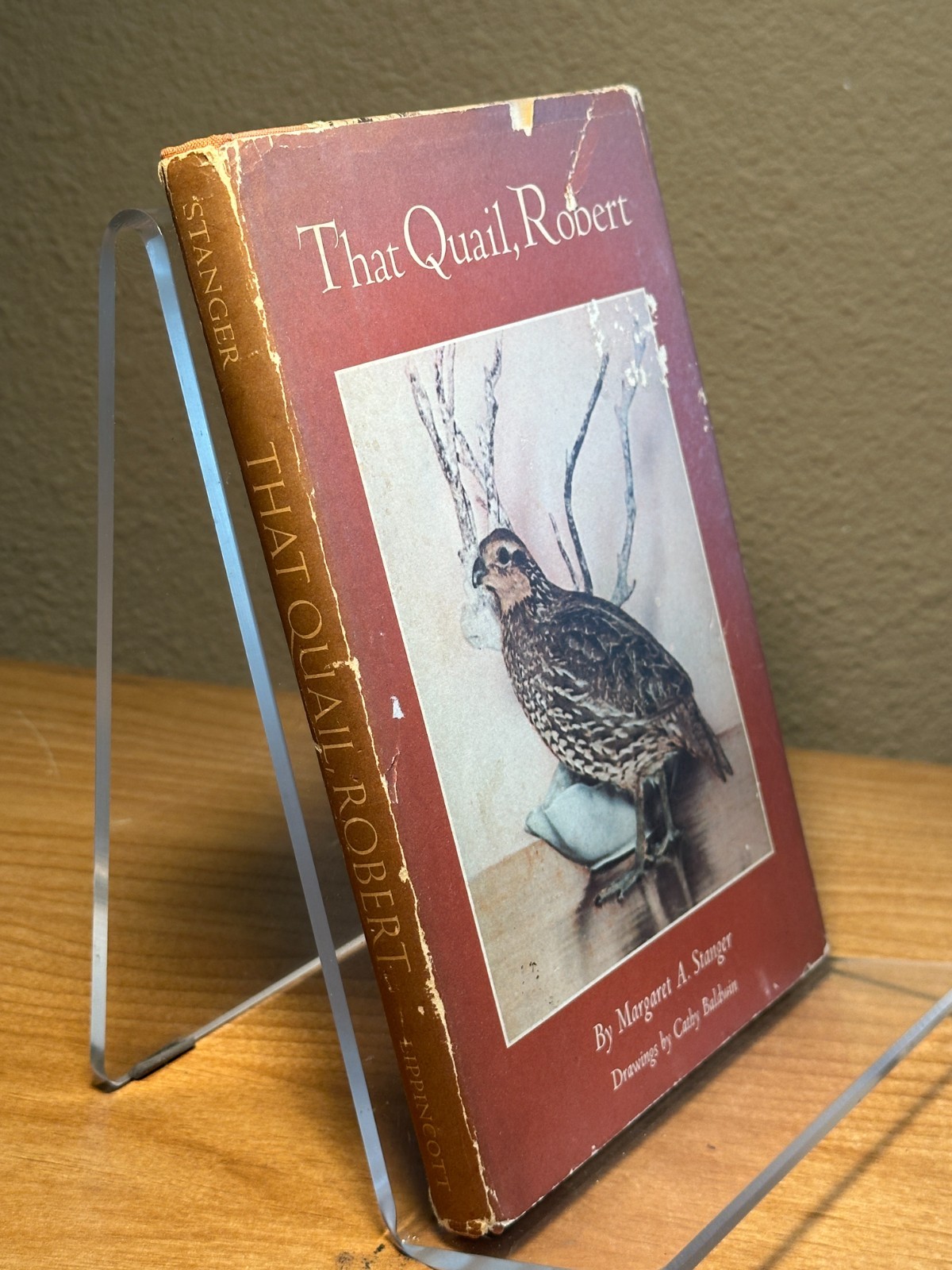 That Quail, Robert by Margaret A. Stanger, Drawings by Cathy Baldwin, Signed!