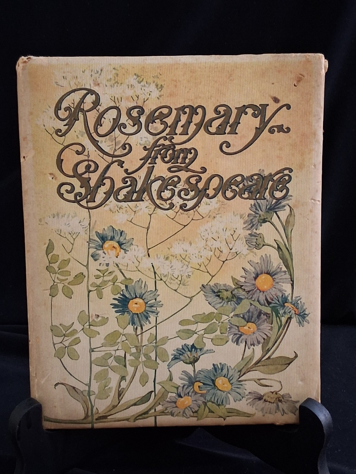 Antique 1909 Rosemary From Shakespeare Poetry Book Walter Crane Cassell Cover
