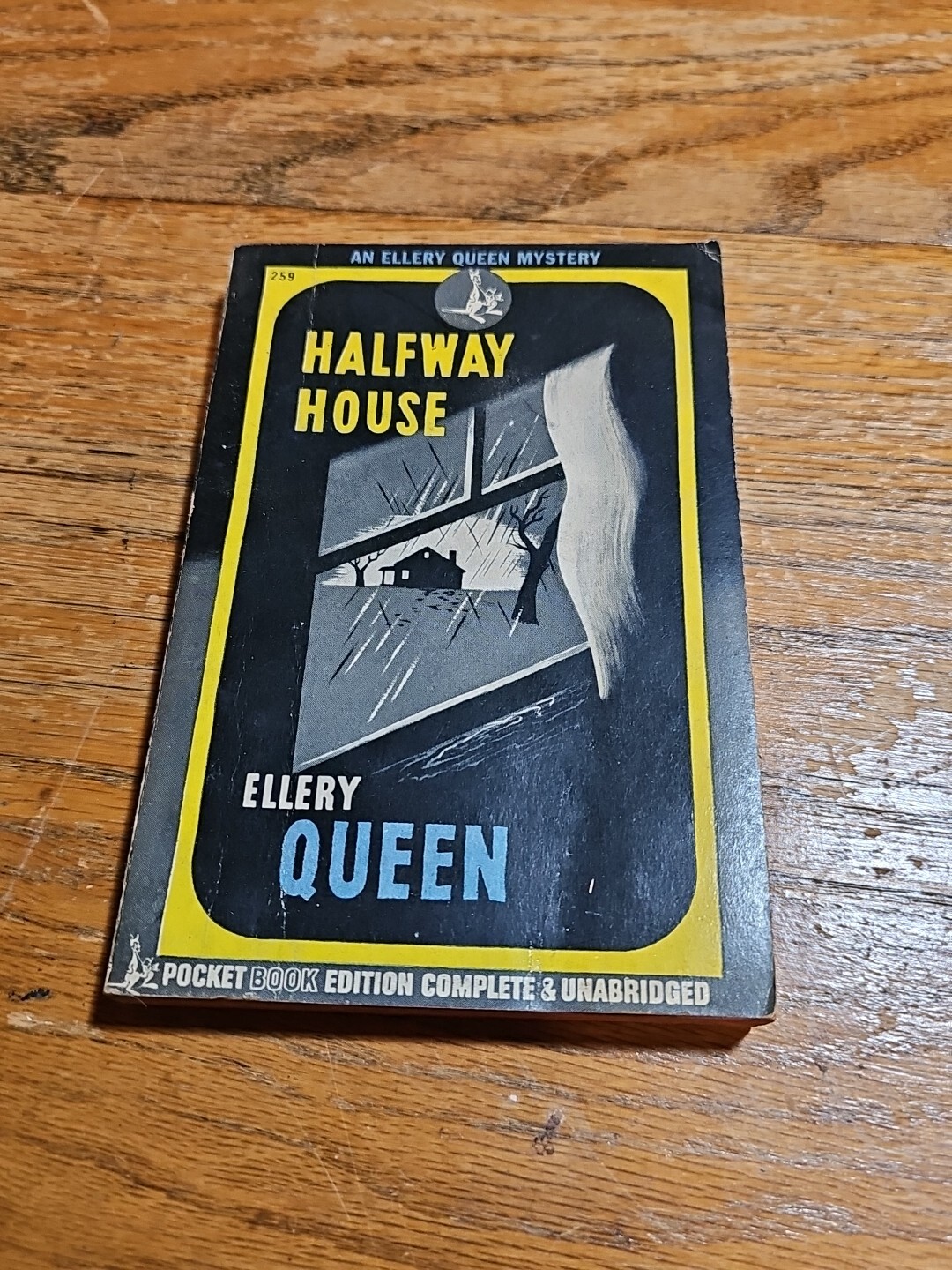 ? Ellery Queen HALFWAY HOUSE Vintage Paperback POCKET BOOKS 1944 – 206