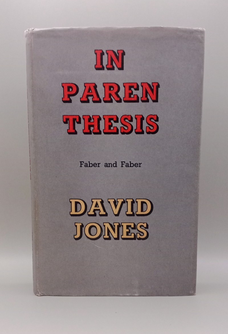 In Parenthesis David Jones 1938 Great First World War WW1 Western Front