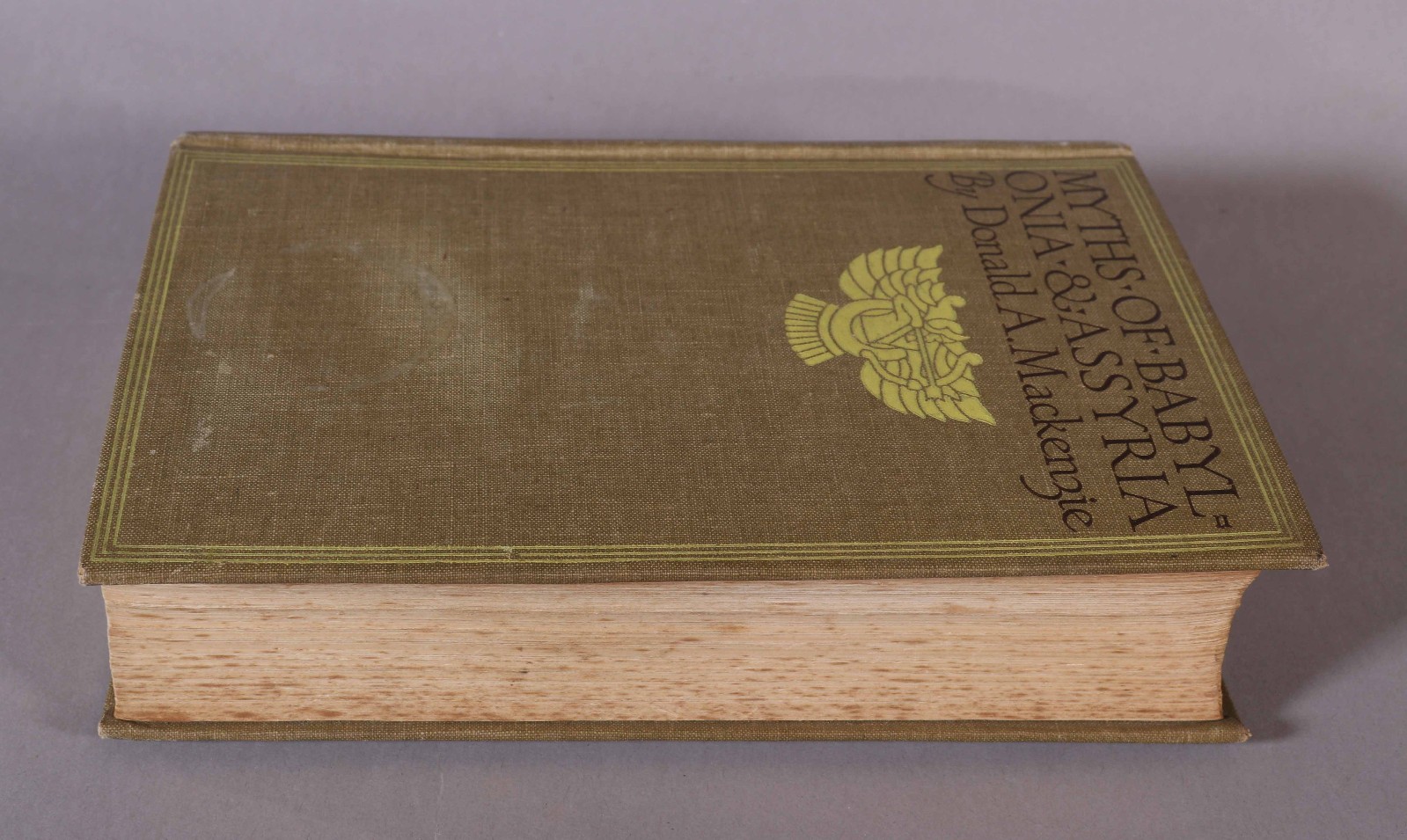 Myths of Babylonia & Assyria Mackenzie Early Gresham Ed Folding Map