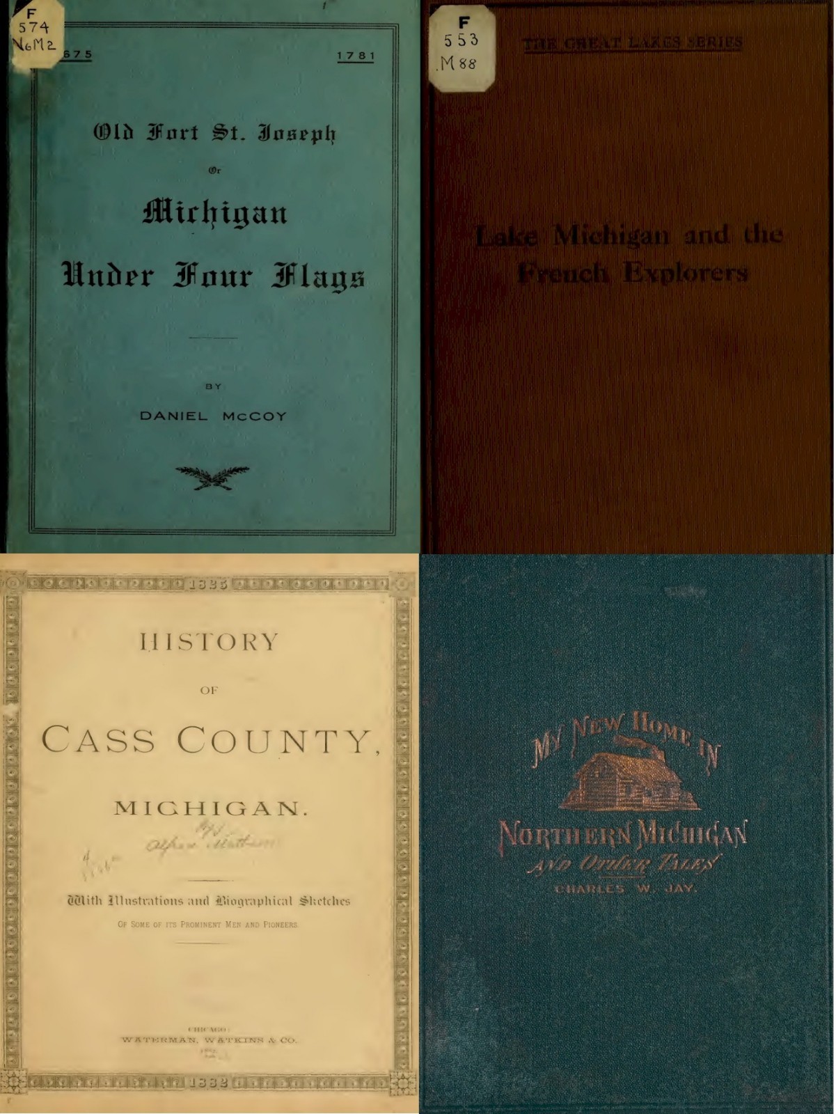 110 Old Michigan History Genealogy Ancestry Family Records Books – Vol. 2 on DVD
