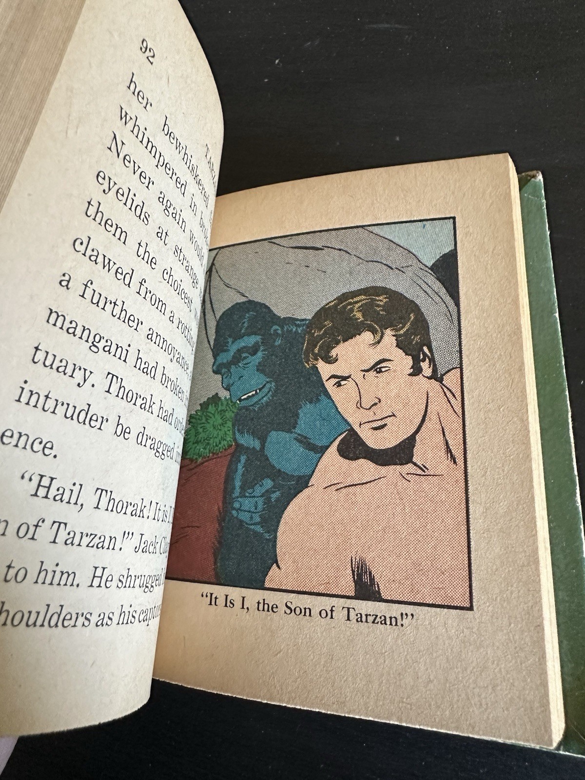 Vintage Tarzan The Mark of the Red Hyena Whitman A Big Little Book 1967