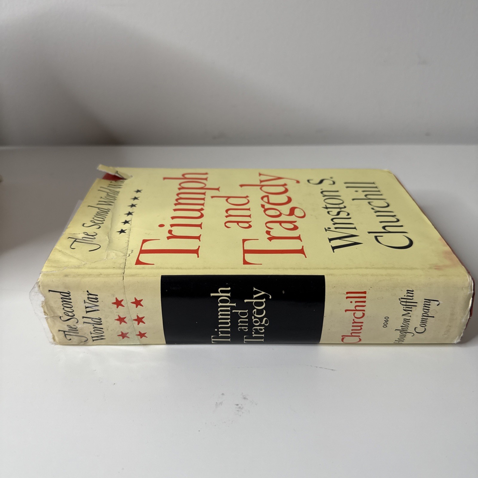 Second World War Hardcover Winston Churchill Complete Set Volumes 1 2 3 4 5 6 DJ