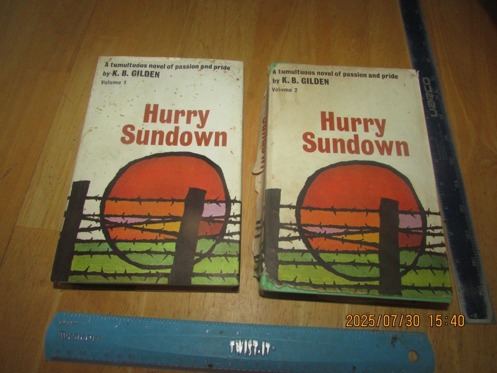 Hurry Sundown Volume 1 and 2 by K. B. Gilden (1964, Hardcover)