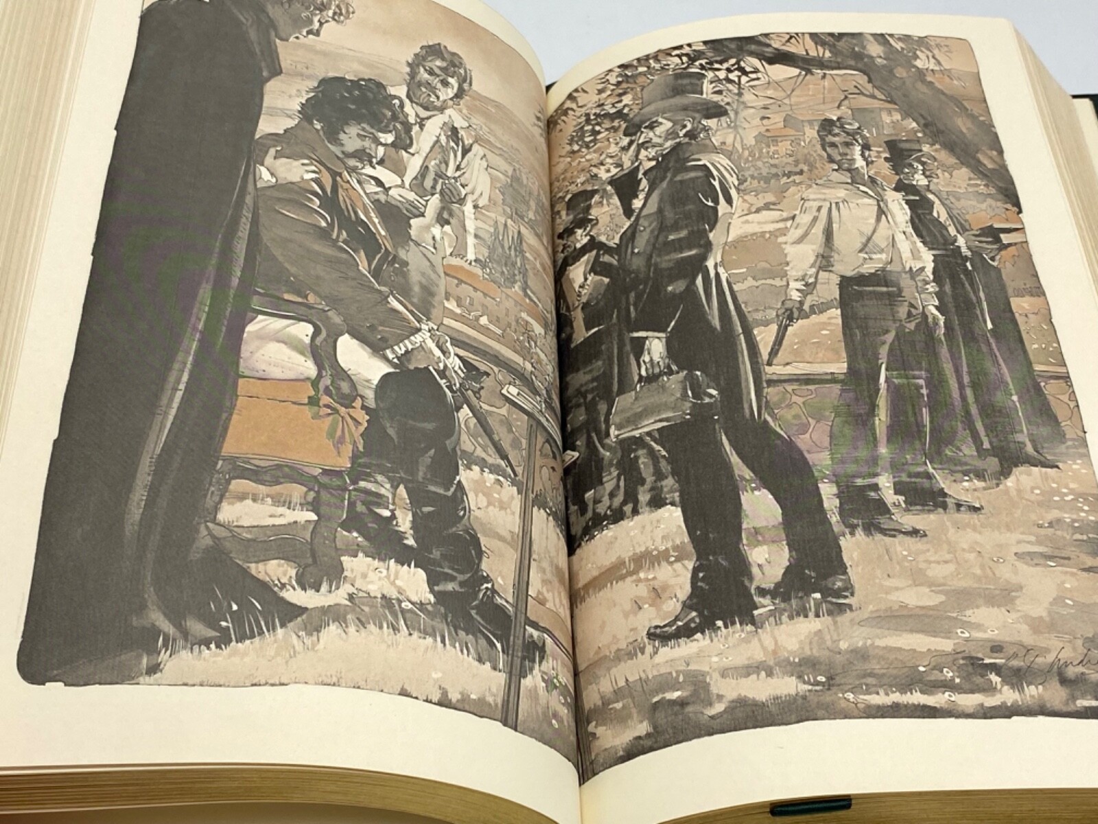 Franklin Library 7 GOTHIC TALES Monkey Deluge at Norderney HORROR ILLUSTRATED!!