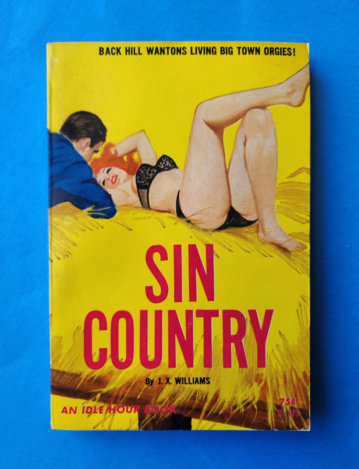 SIN COUNTRY by J.X. Williams Greenleaf Classics IH415 Vintage Sleaze GGA Bonfils