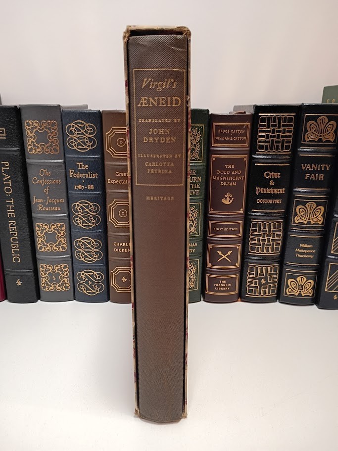 The Aeneid Virgil Heritage Press 1944 Dryden Petrina Illustrated Slipcase HC