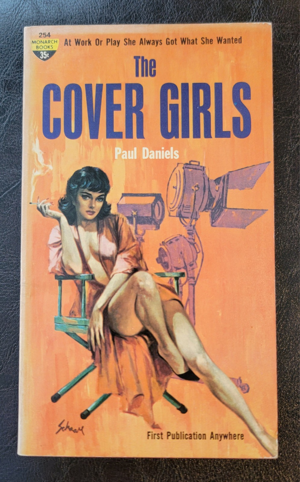The Cover Girls Paul Daniels Monarch 254 PBO 1962 Vintage Pulp Harry Schaare GGA