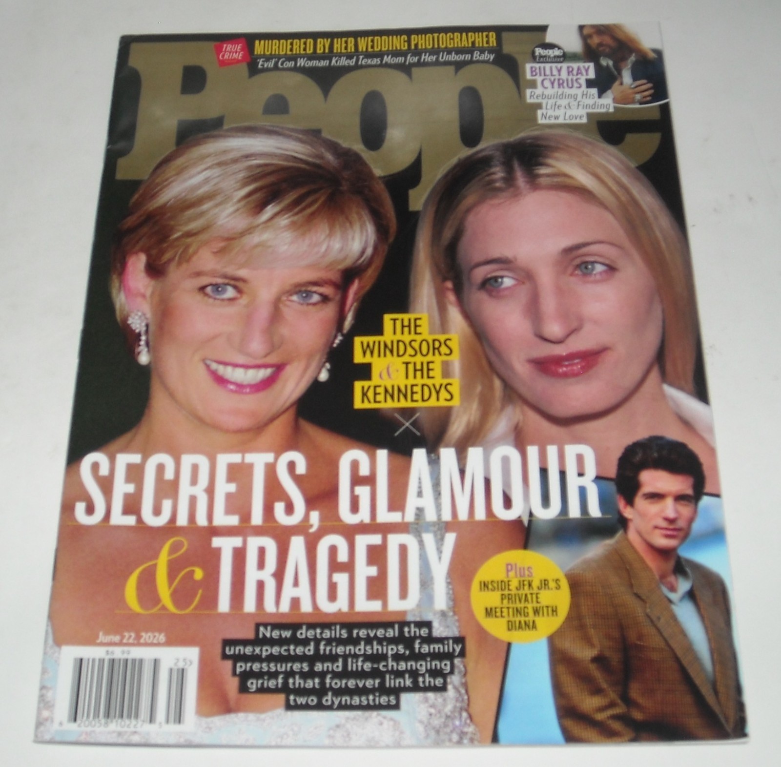 PEOPLE MAGAZINE 6/22 2026 NEW * PRINCESS DIANA KENNEDY FAMILY JFK JR TRUE CRIME