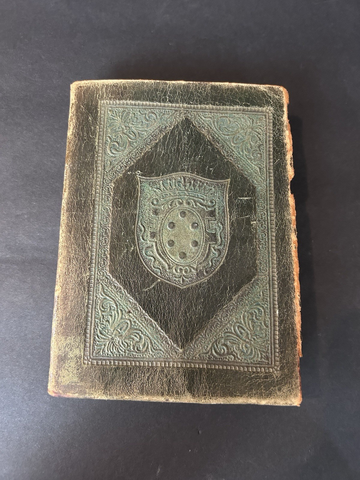 Antique Works of Rudyard Kipling Leather Bound Book Vintage Decorative