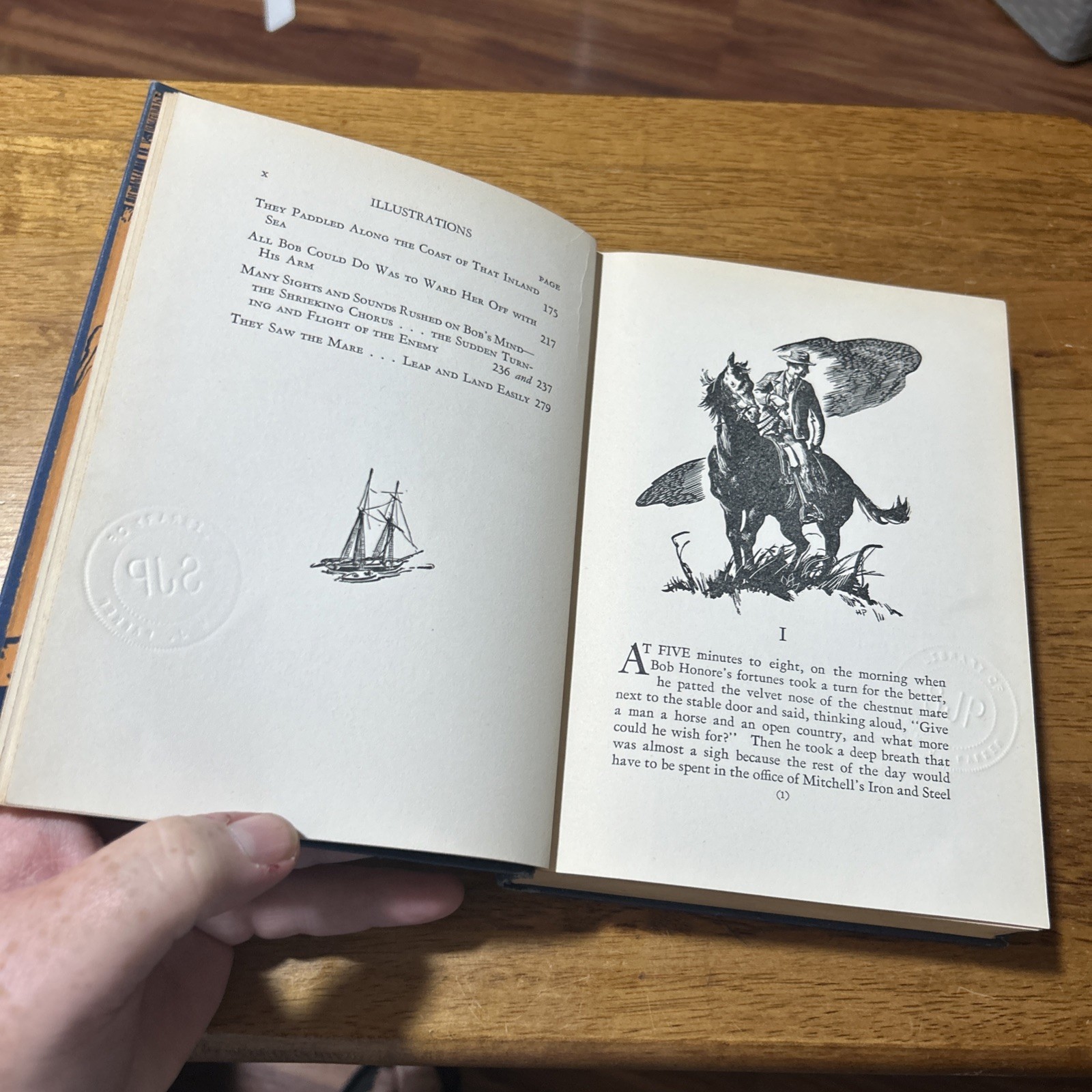 1939 „Give A Man A Horse“ By Charles J. Finger 1st Edition & Printing HB VG