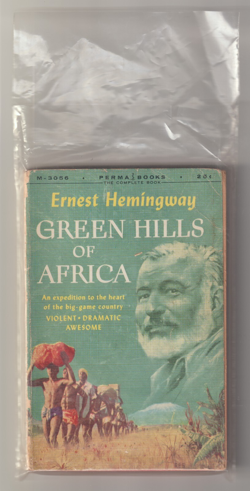 Hemingway „Green Hills of Africa“ 1956 Perma Books PB M-3056
