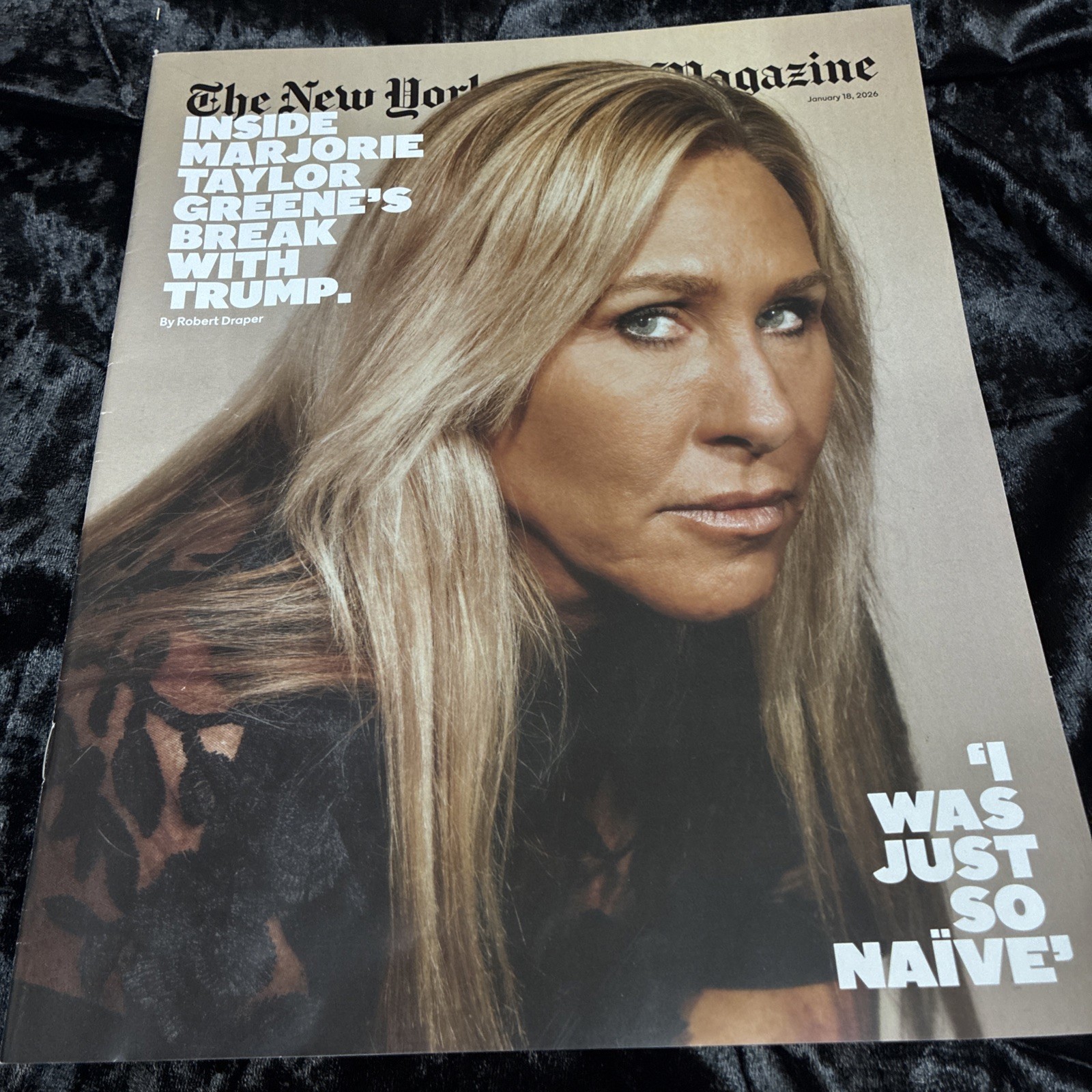 THE NEW YORK TIMES MAGAZINE-JAN 18, 2026-MARJORIE TAYLOR GREEN-Brand New
