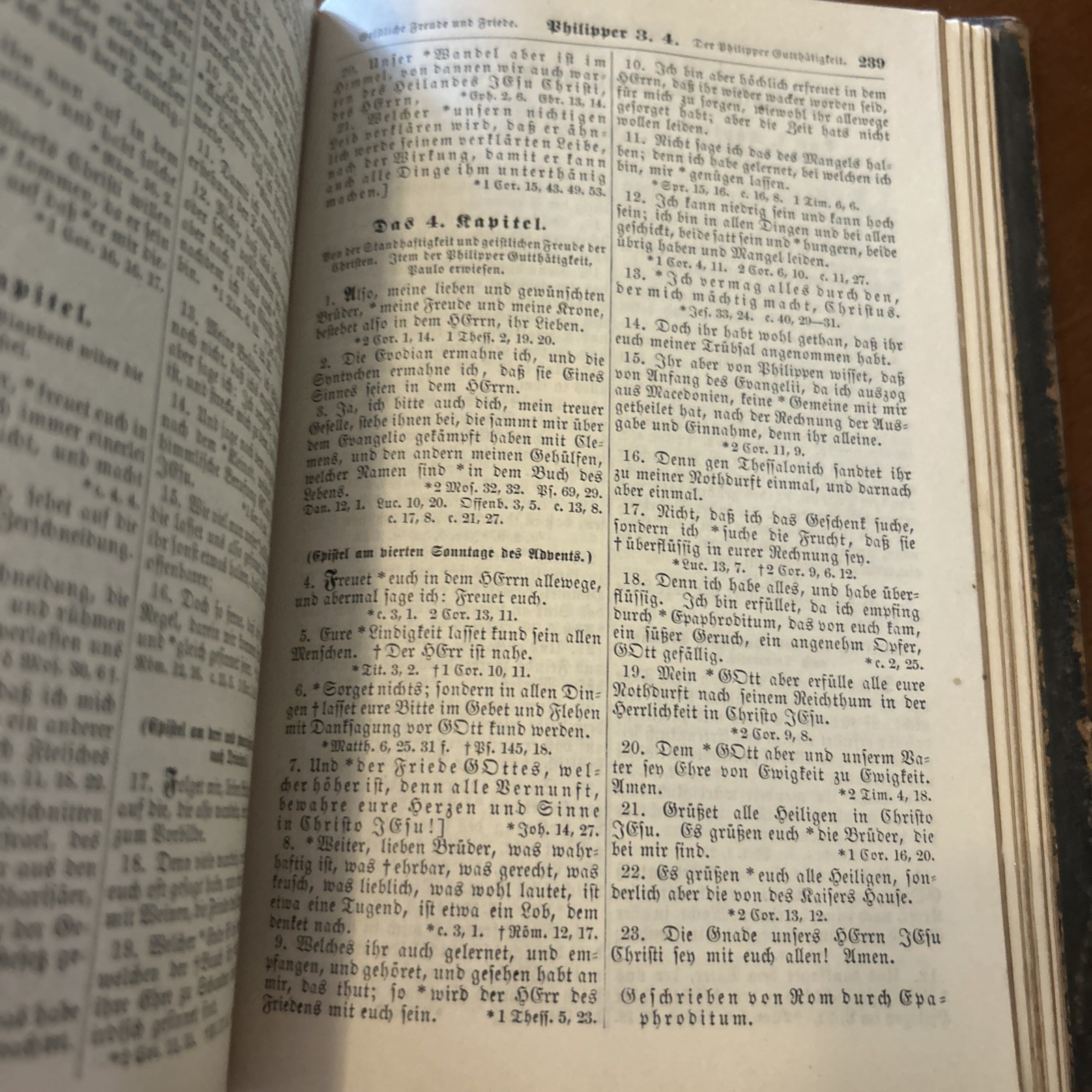 PRISTINE 1904 German Prayer Book/ Bible St. Louis MO Leather Fine Binding VG+