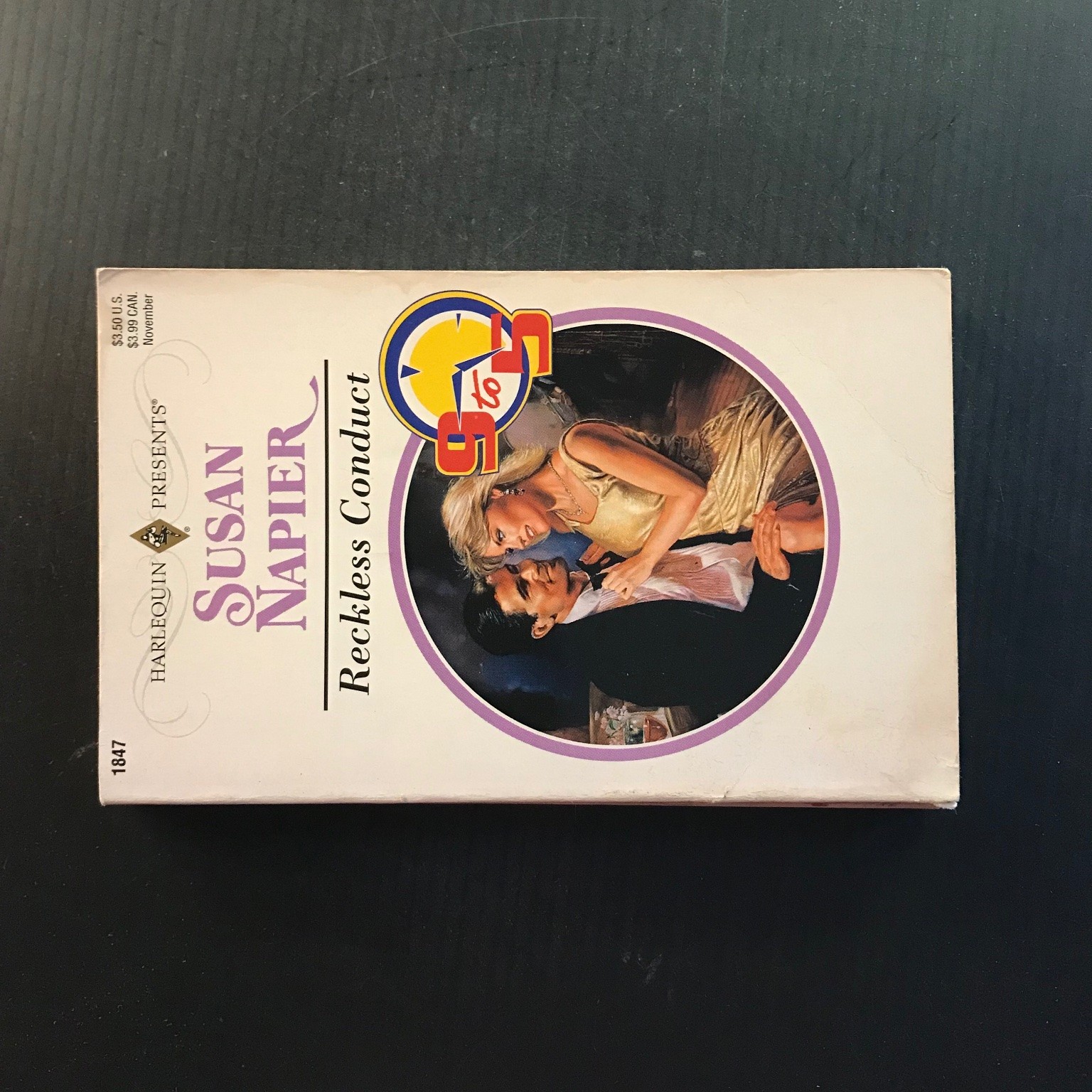 Reckless Conduct Susan Napier 1996 Harlequin Presents Romance Novel