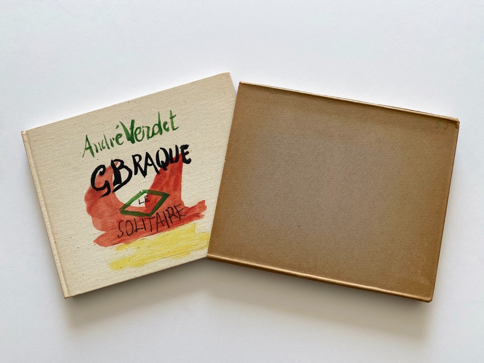 GEORGES BRAQUE RARE 1959 1ST LMTD EDT FINE ART POCHOIR PRINT HC MODERN ART BOOK