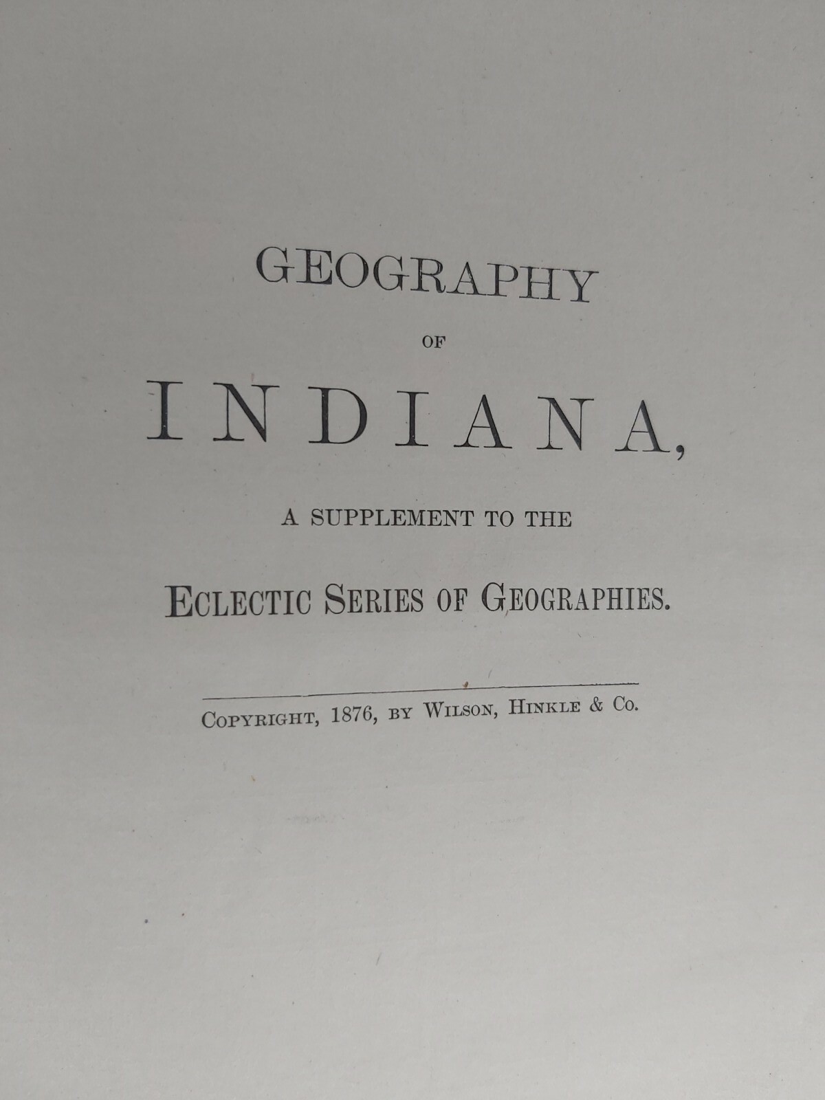 1881 Textbook Intermediate Geography Steinwehr Brinton