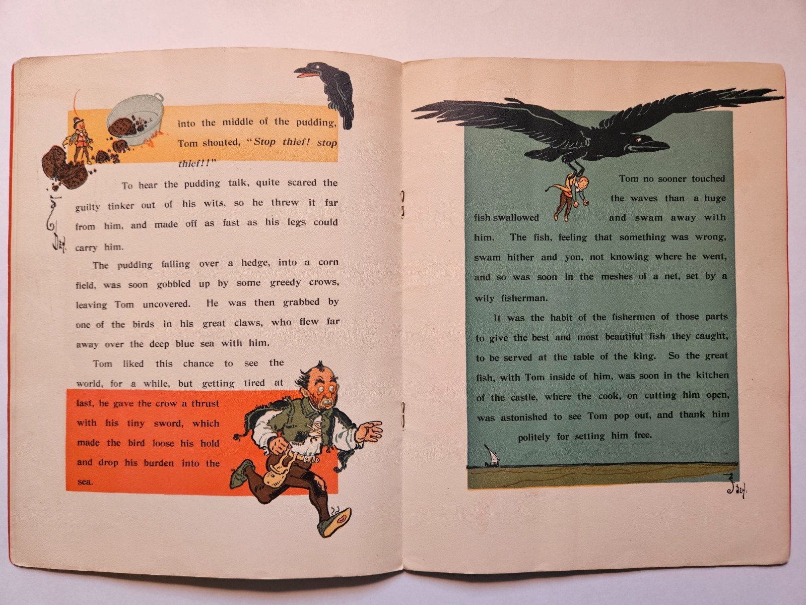 W W Denslow DENSLOW’S TOM THUMB 1903, Wizard of Oz illustrator