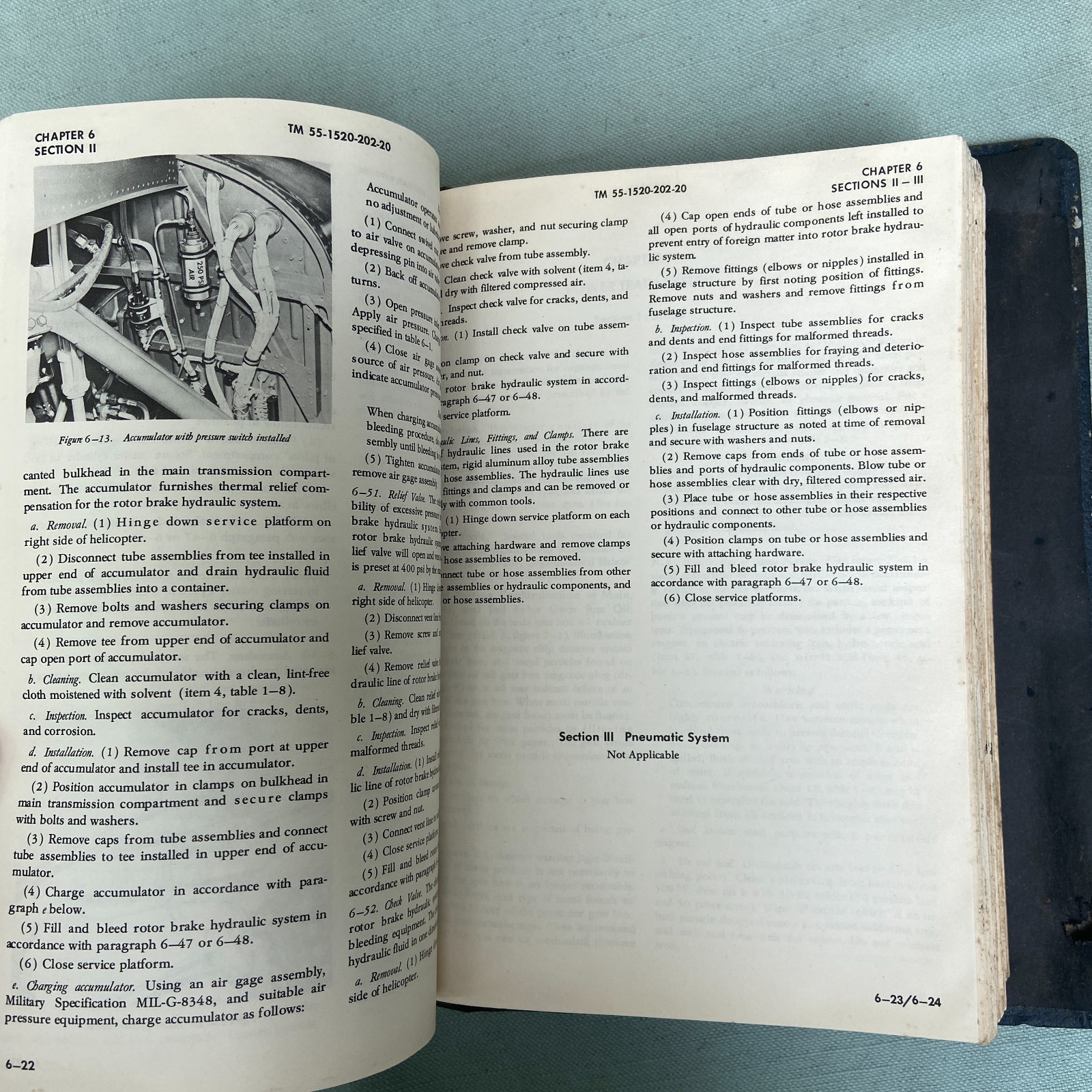 Technical Maintenance Book Army Models CH-34A CH-34C Aircraft 1966 Sikorsky Heli