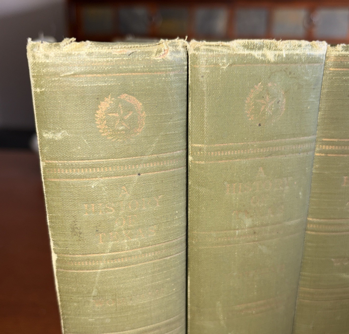A History of Texas From Wilderness to Commonwealth (4 Of 5 volumes, 1924 1st ed)