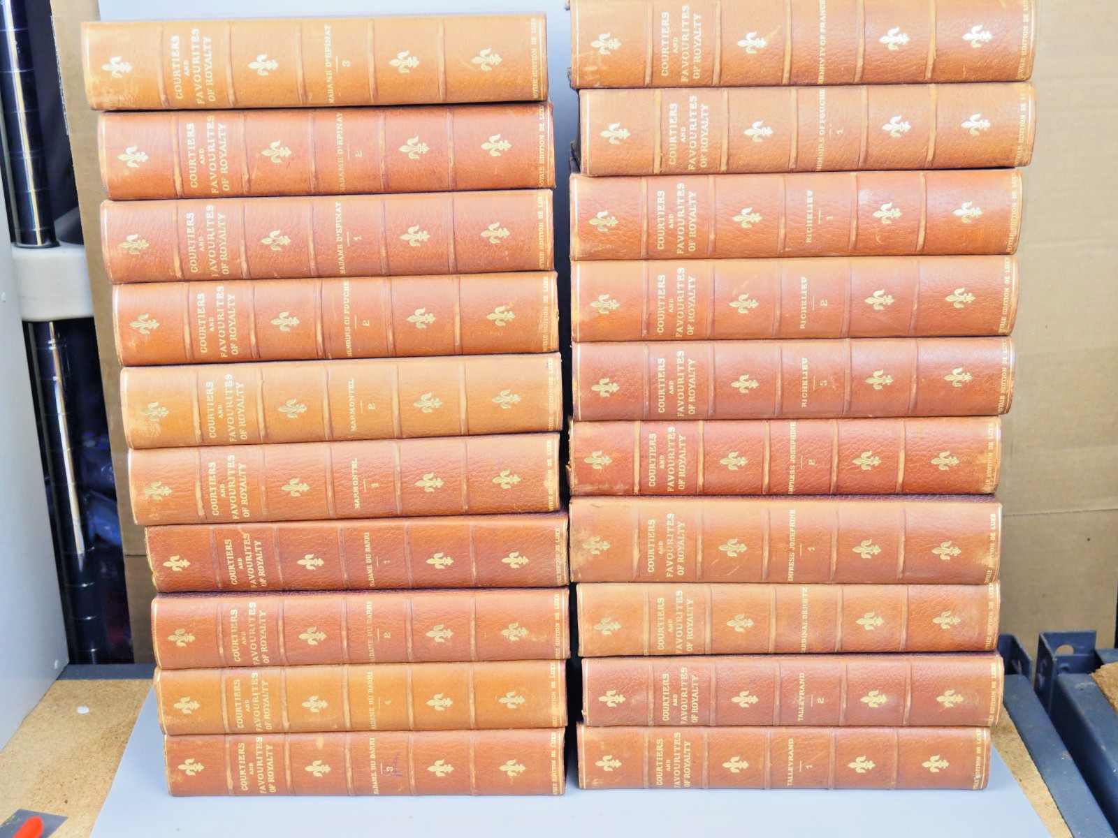 1903 Courtiers & Favourites of Royalty full set Royale Edition De Luxe #307/500