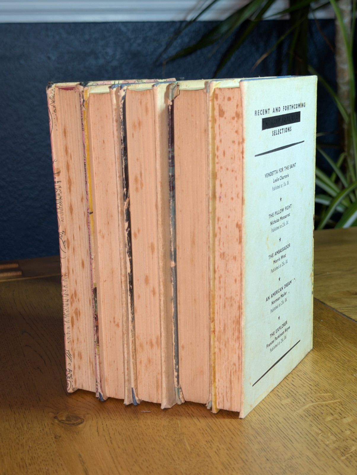 5x Ian Fleming James Bond First Edition Book Club Hardbacks 50s 60s Bundle Lot
