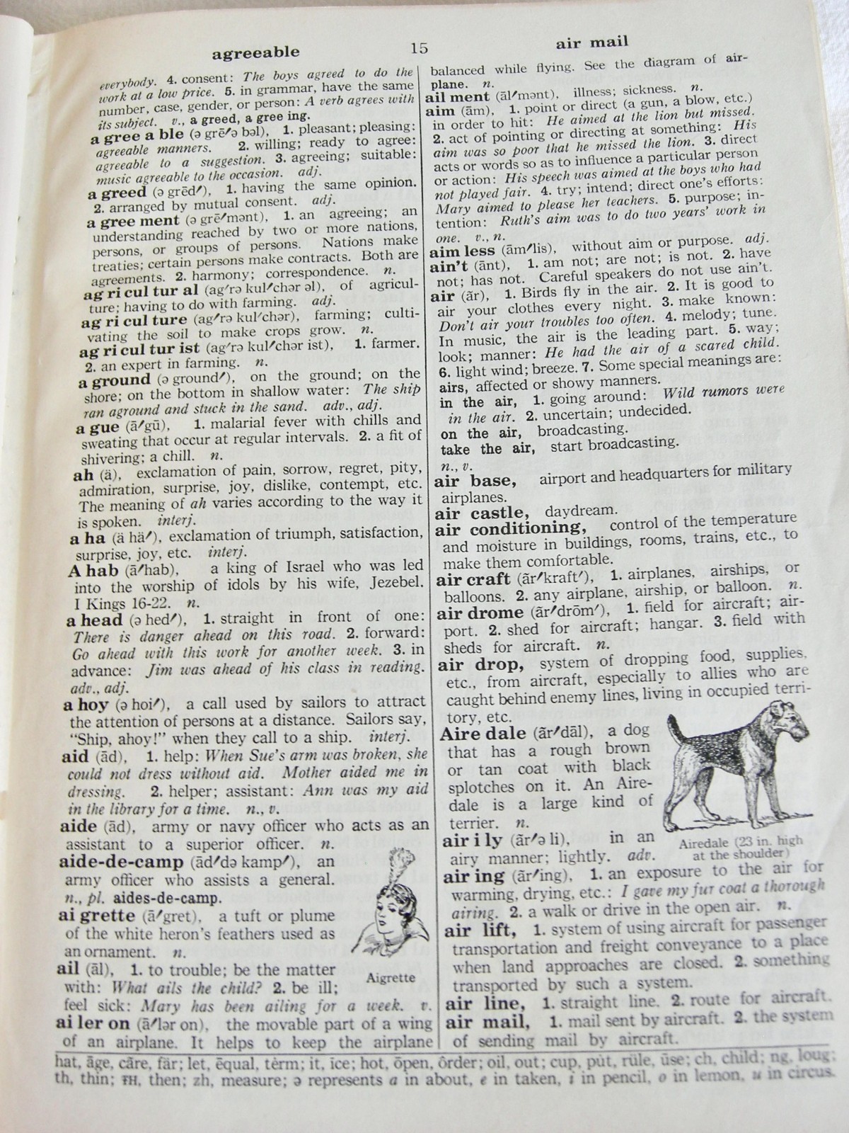 Thorndike Barnhart Junior Dictionary,Children’s Reference Book-1952-HC-EXC