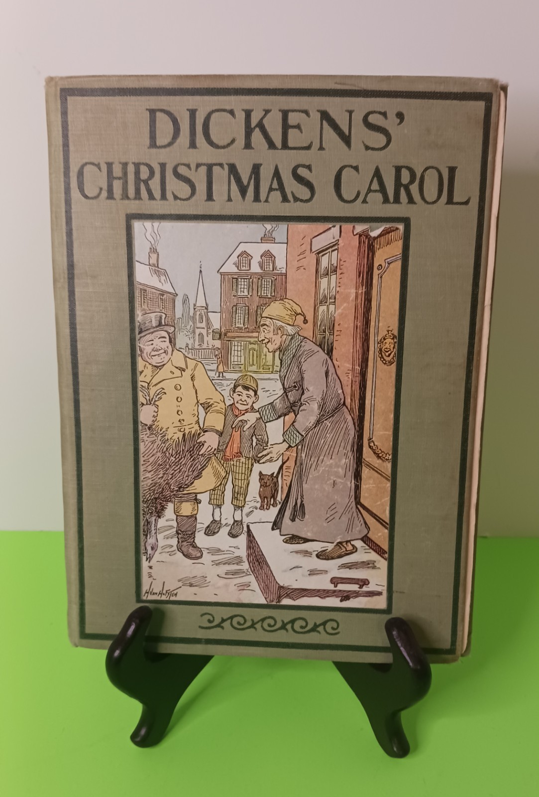 Very Rare 1917 Dickens Christmas Carol By Charles Dickens. Pleasant Hour Series