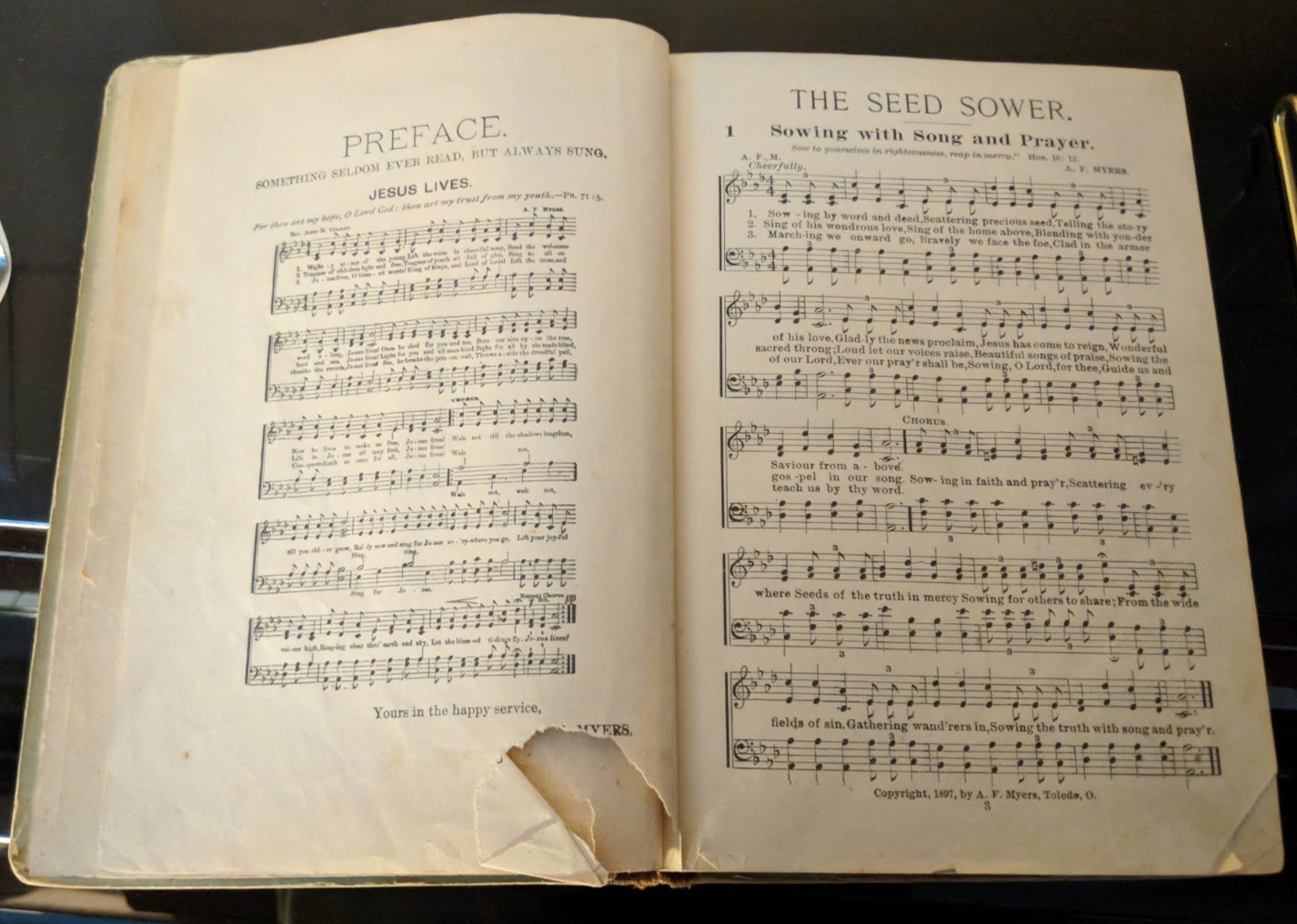 Antique Gospel Hymnal Lot 1876-1919 Gospel Hymns No.2 Seed Sower Kingdom Songs