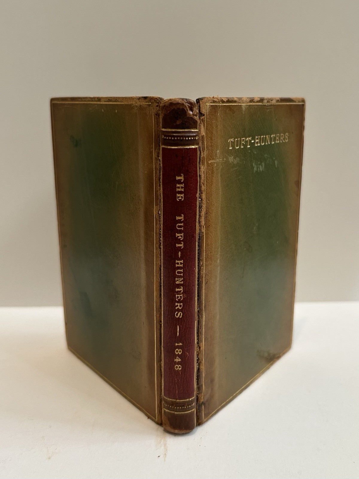1848 SANGORSKI SIGNED BINDING Natural History of Tuft-Hunters Hine Illustrated
