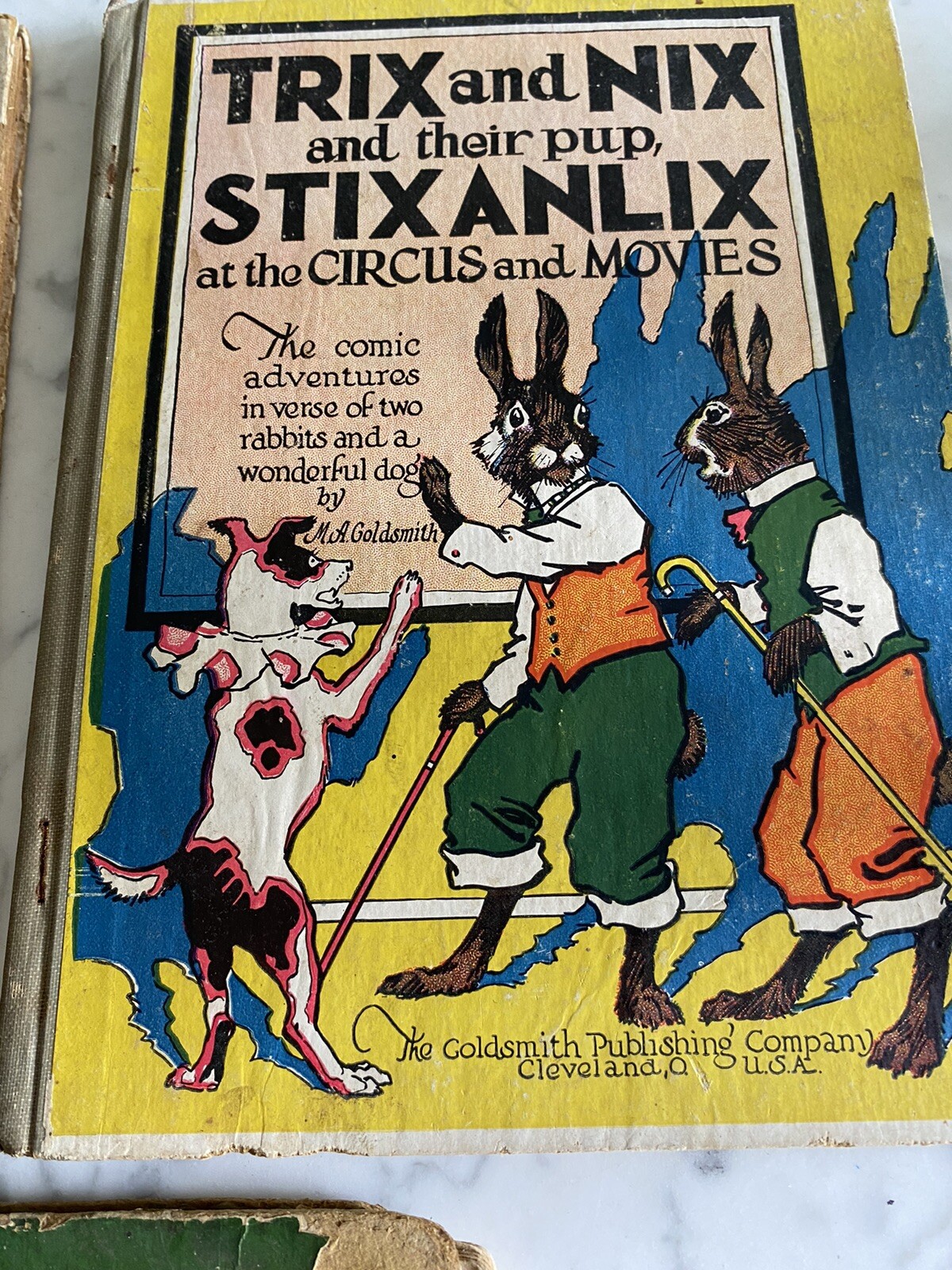 Antique Book: Fairy Tales Tom Thumb Trix Nix Goldsmith Donohue – 1922