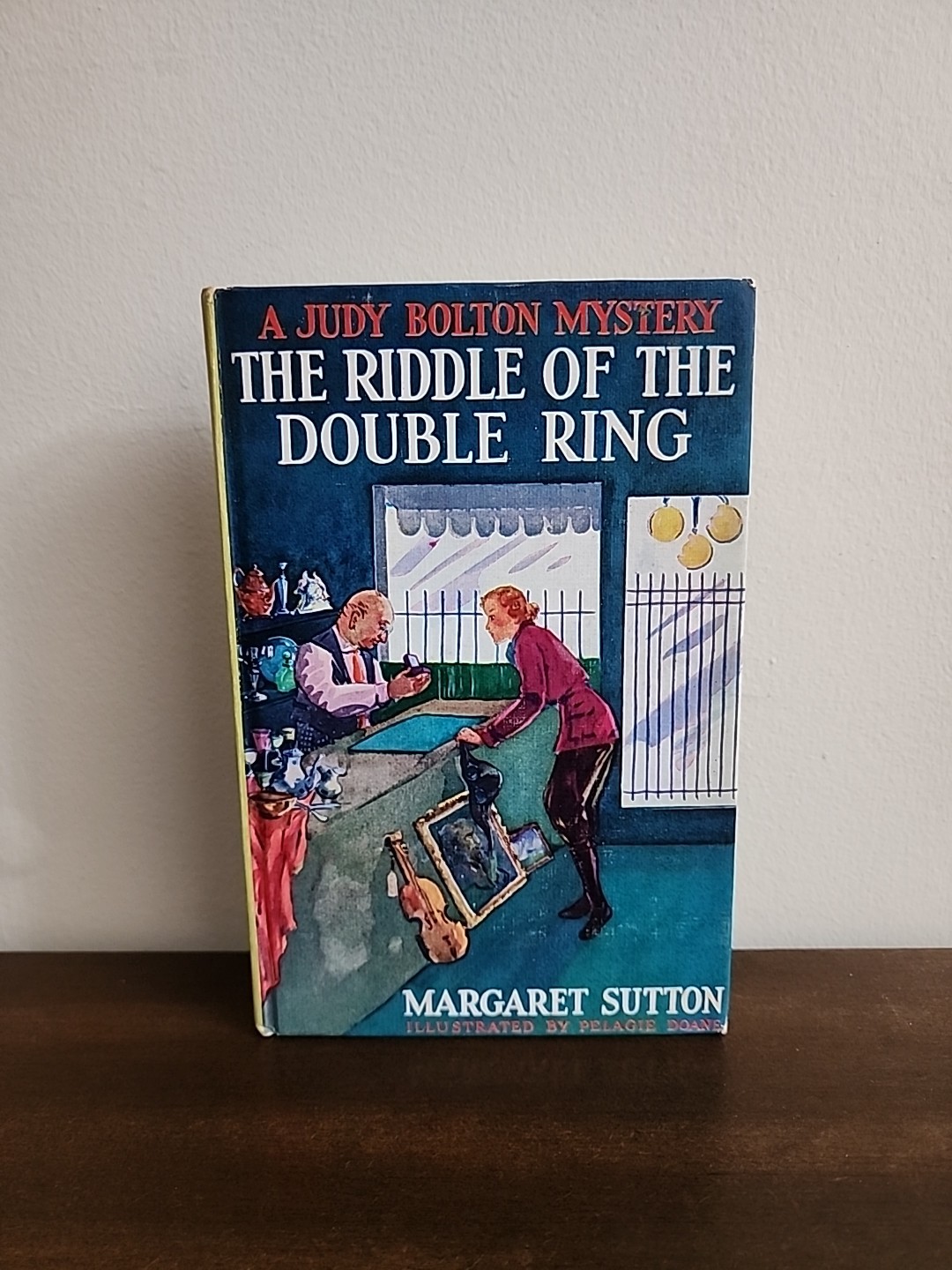 The Riddle Of The Double Ring: Margaret Sutton, Judy Bolton #10 Pictorial Cover!