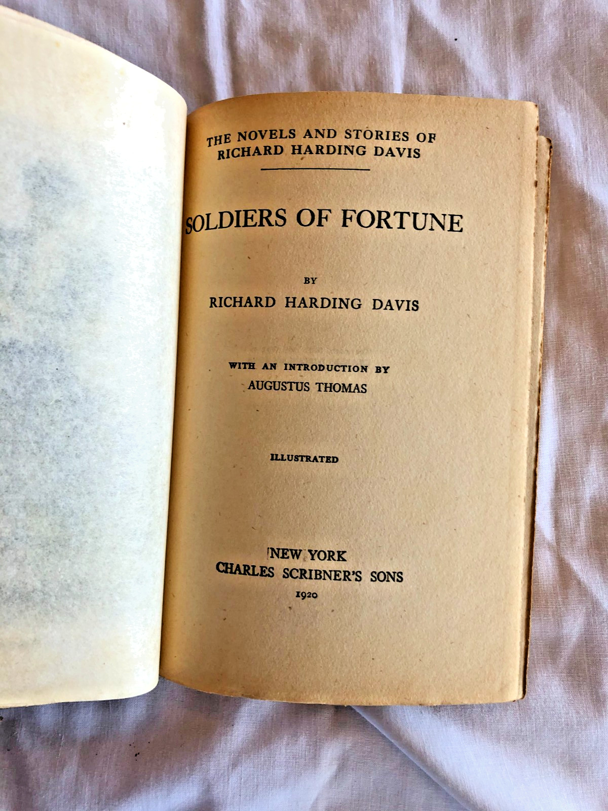 Soldiers of Fortune by Richard Harding Davis [1920] ILLUS. HB no DJ