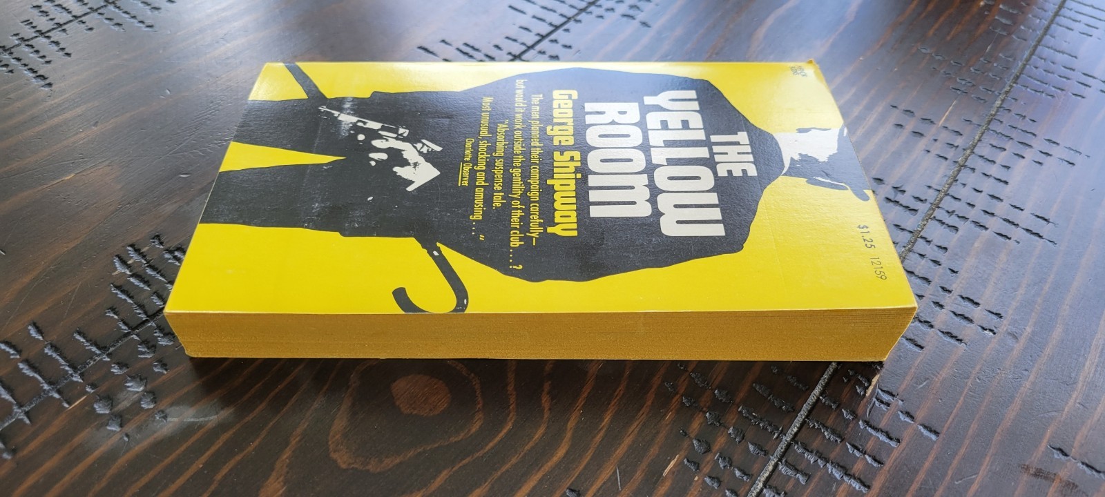 The Yellow Room Paperback Novel 1973 by George Shipway Spy Suspense Thriller