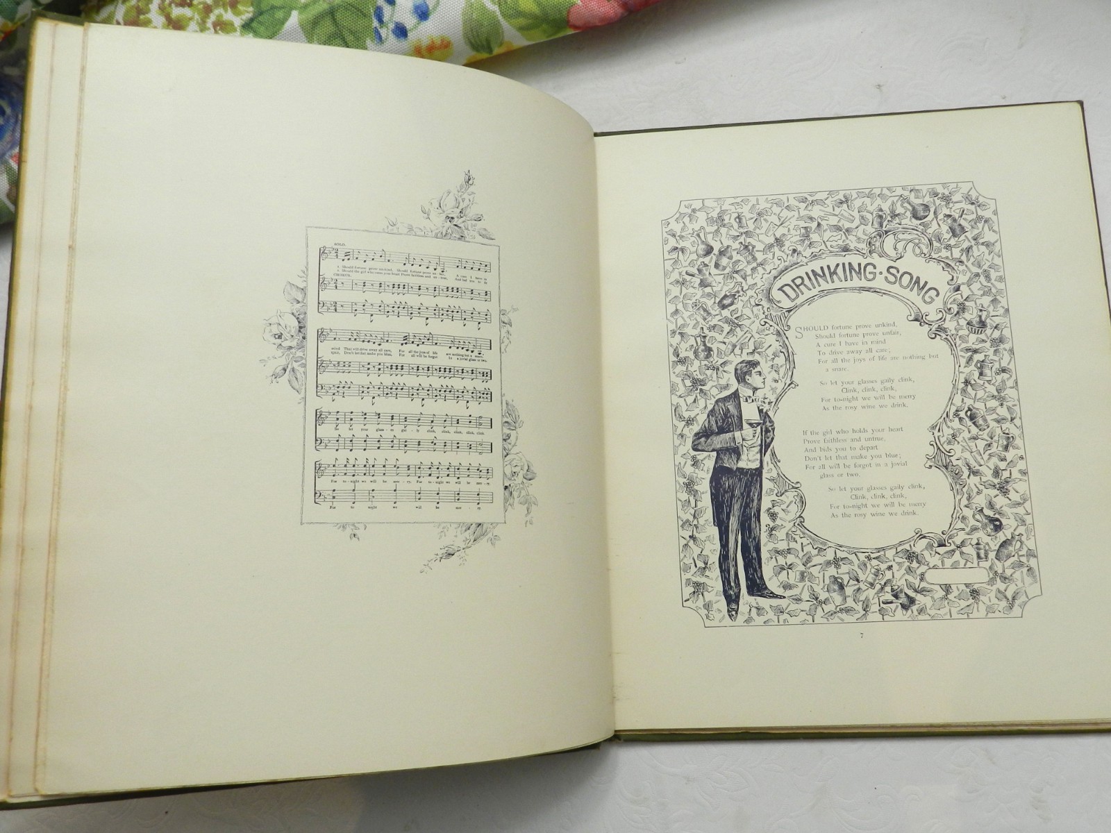 1893, Yale Songs Illustrated, From Drawings by Donn Barber, HB ILLUS, RARE, VG