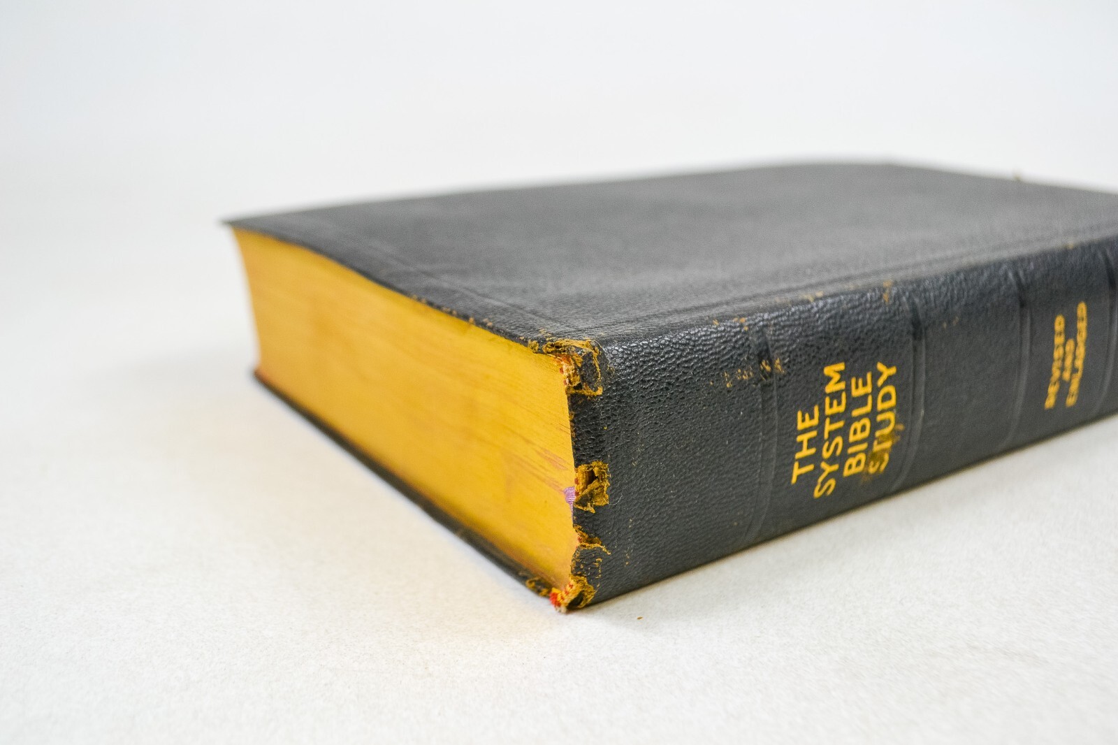 1933 System Bible Study Revised and Enlarged Genuine Leather Reference