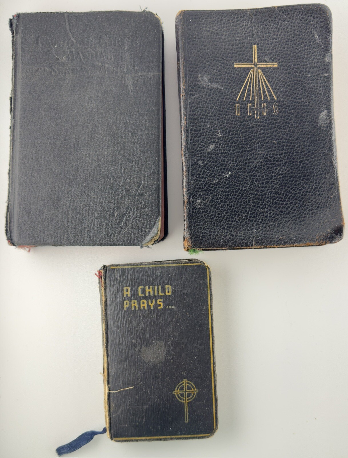 Vintage 1942 MOMENTS WITH GOD, 1946 A Child Prays- 1952 A Catholic Girls Manual