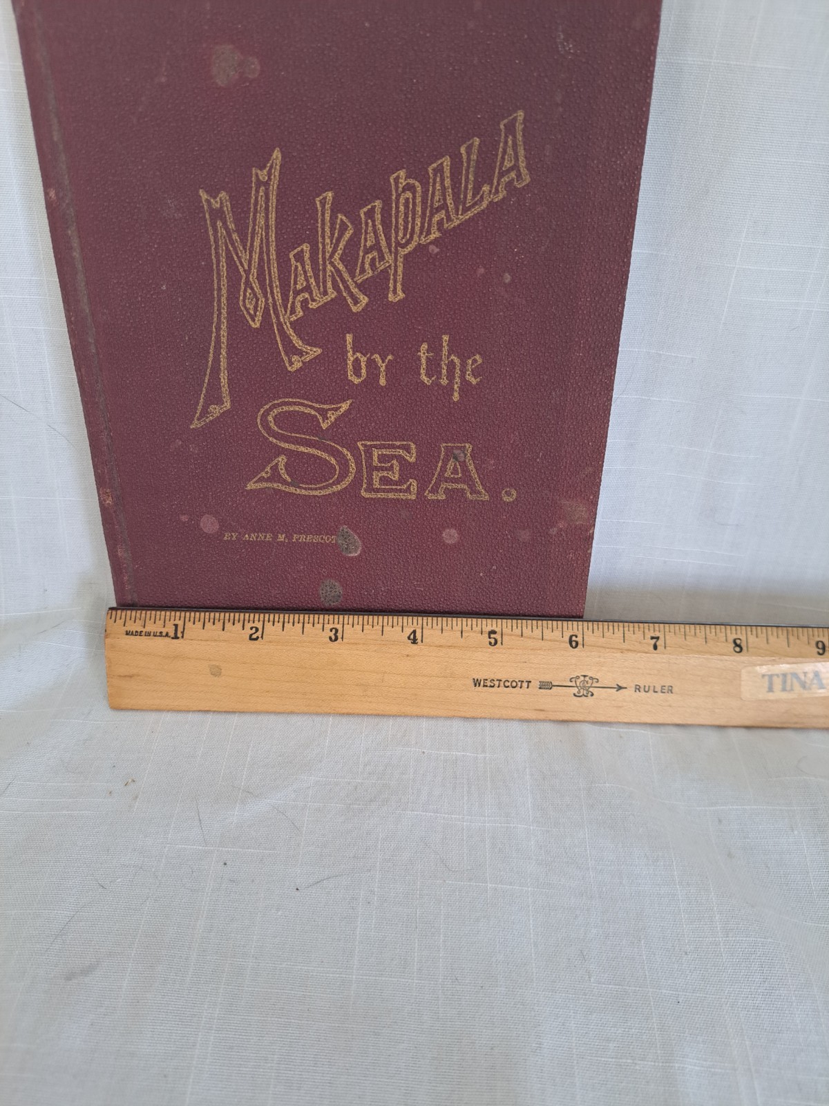 MAKAPALA by The SEA by ANNE M. PRESCOTT 1st Edition 1899 Honolulu, Hawaii Signed