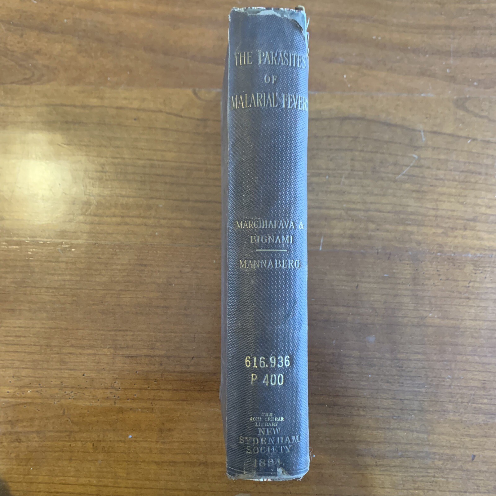 1894 Two Monographs on Malaria and the Parasites of Malarial Fevers w/ PLATES