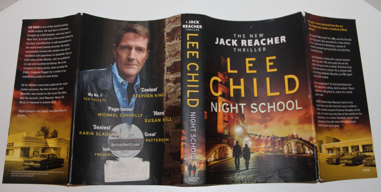 Lee Child Signed First Edition Night School Jack Reacher