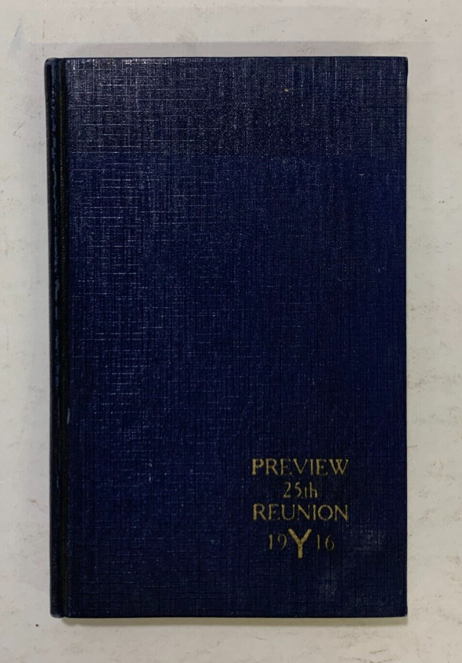 1940 Directory of the Members of Yale University 1916, Preview 25th Reunion