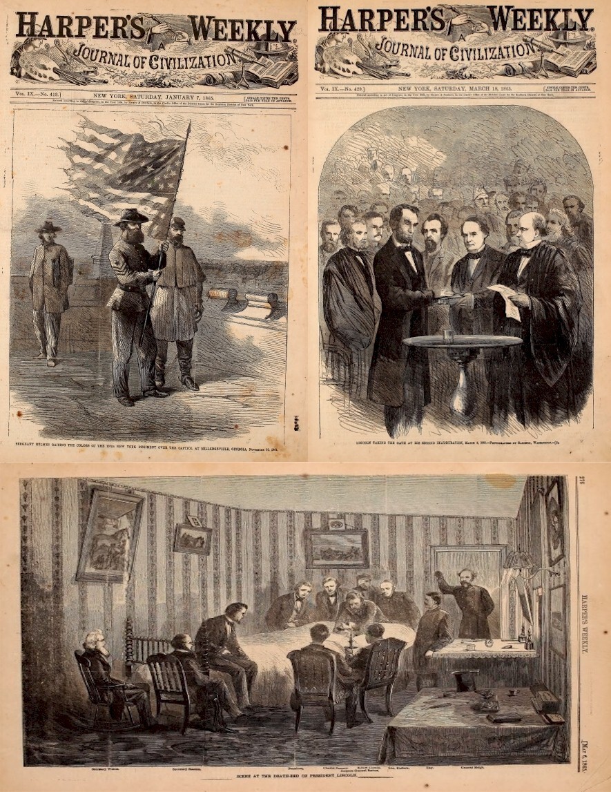 Civil War & Assassination of Abraham Lincoln in Harper’s Weekly 1860-1865 on DVD