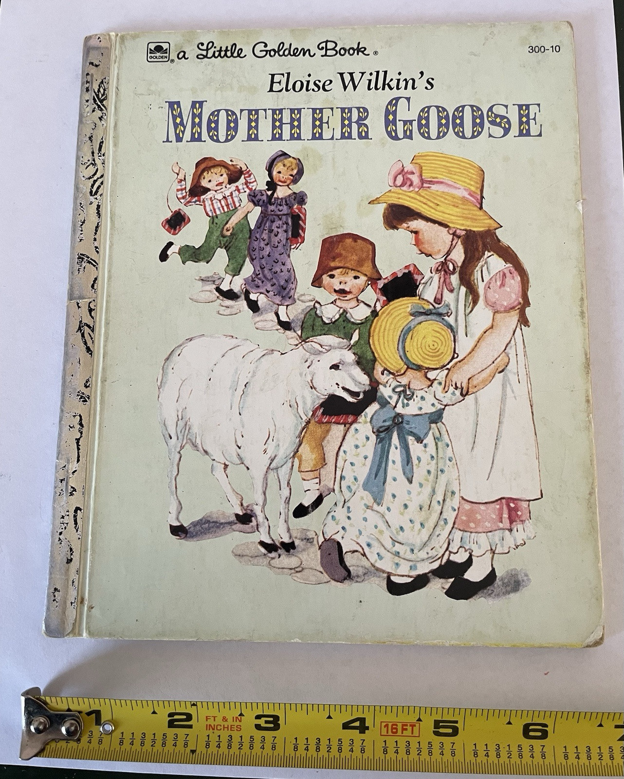 Eloise Wilkins Mother Goose. A Little Golden Book, 1978. Ripped Pages